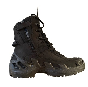 Bottes longues noires TSB07 personnalisées Coffee VANEDA BROWN CP Camouflage avec fermeture éclair latérale - Product Image 1