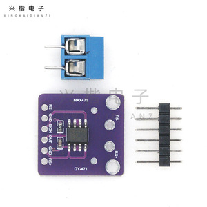 GY-471 MAX471 เซ็นเซอร์กระแสฮอลล์เอฟเฟค 3A โมดูลตรวจจับกระแสเอาต์พุตแบบอะนาล็อก - Product Image 3