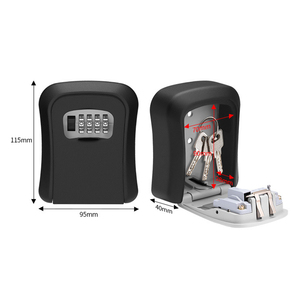 Plastic Wall Mounted Car Key Safe Security Key <b>Lock</b> <b>Box</b> Home Storage Key <b>Lock</b> <b>Box</b> for Outdoor Key <b>Box</b> Safes - Product Image 2