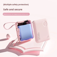 Dernier modèle de batterie externe 20000mAh avec écran LED, chargeur portable 22.5W Type C rapide pour iPhone