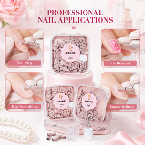 Professionnel 120 #   180 #   240 #   Mini-bandes de ponçage pour manucure et pédicure, <span class=keywords><strong>ongles</strong></span> en acrylique personnalisés, gel - Lot en gros avec emballage en boîte - Product Image 6