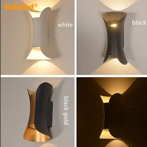 Nuevo diseño moderno montado en la pared al aire libre lámpara de luz arriba y abajo <span class=keywords><strong>Xiaoman</strong></span> cintura decorativa LED Luz de pared para Hotel y casa - Product Image 4