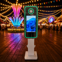 Machine de photomaton avec écran tactile, miroir de 21,5 pouces et appareil photo reflex numérique