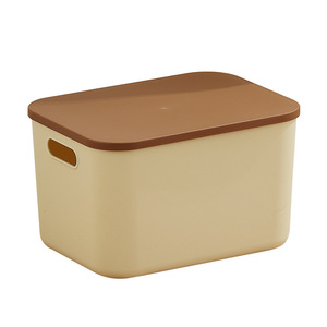 Boîte de rangement rectangulaire en plastique avec couvercle pour jouets et collations, organisateur domestique S410 - Product Image 5