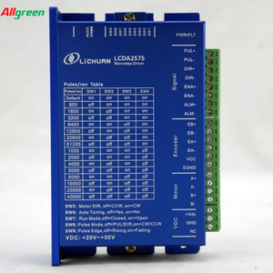 Contrôleur de moteur pas à pas en boucle fermée Alkgreen LCDA257S 2 phases, compatible avec les moteurs pas à pas Nema 17, Nema 23, Nema 24 - Product Image 1