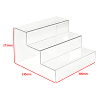 Présentoir acrylique transparent à 3 niveaux pour figurines, idéal pour la décoration intérieure et l'affichage de jouets blind box – Meilleure vente