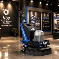 Machine à meuler les sols en béton NH63 7,5 kW à 12 têtes à vendre