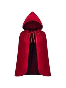 European and American Anime Riding <b>Hood</b> Cosplay Costume Hooded Cape with Red <b>Cloak</b> Lace for Party Stage Performance - Product Image 6