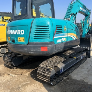 Low Hour Sunward SWE70 Used Excavator 7T 0.26cbm <b>Bucket</b> Original <b>Paint</b> Cheap Digger - Product Image 4