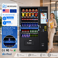 Distributeurs automatiques intelligents RUNYANG personnalisés pour articles de vente au détail, distributeur automatique de collations pour aliments et boissons