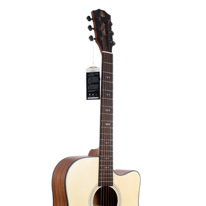 40 pulgadas corte madera <span class=keywords><strong>guitarra</strong></span> acabado mate spruce sapele <span class=keywords><strong>guitarra</strong></span> acústica OEM al por mayor precio barato - Product Image 4