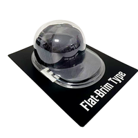 Étui de présentation pour casquette de baseball avec logo personnalisé, protège-casquette en plastique pour casquettes signées, boîtes transparentes en PET PVC