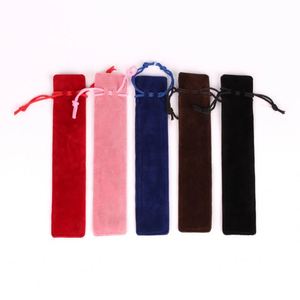 Bolsa de Lápices de Franela de Doble Cara Reciclable y Engrosada con Cordón para Bolígrafos, Lápices Labiales, Perfumes, Pelucas y Rímel - Product Image 1