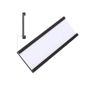 C-shaped <span class=keywords><strong>PVC</strong></span> từ nhãn chủ với nhựa nhận dạng thẻ thiết lập cho kho Kệ quản lý sắt cửa tủ Tên - Product Image 3