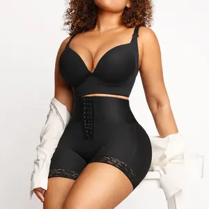 Hexin Hot Selling Fajas Colombian Girdles 2023 Tummy Control Body Shaper Butt Lifter Shorts BBL Shapewear Panty For Women