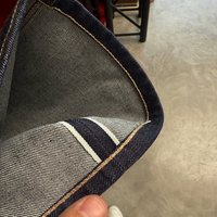 Ensemble en denim brut selvedge personnalisé YAXI OEM, veste et jean droit, indigo foncé, costume deux pièces pour homme