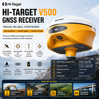 Récepteur GPS GNSS RTK haute performance Hi-Target V500, instrument de topographie 1408 canaux, code permanent pour le terrain de topographie