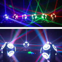 UNOXINE Lampe LED à tête mobile professionnelle 150W RGBW |   Éclairage DMX512 Beam/Wash pour discothèque, cabine de DJ et spectacles sur scène