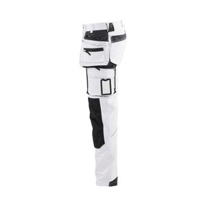 BLAKLADER - 107916451098D108 Pantalones de pintor elásticos de 4 vías Blanco/Gris oscuro-PANTALONES DE TRABAJO EAN 7330509743515 - Product Image 4