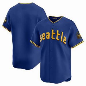Groothandel Hoge Kwaliteit Goedkope Amerikaanse Team Honkbal Gestikt Jersey Seattle All Player Mlbing Sportkleding Shirt Truien - Product Image 5