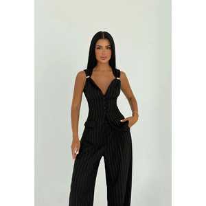 Combinaisons et playsuits noirs en bois pour femmes - Product Image 2