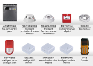 1/2/4/6 khu vực địa chỉ hệ thống báo cháy để phát hiện cháy và hệ thống báo động chữa cháy thiết bị & phụ kiện nhà máy giá - Product Image 5