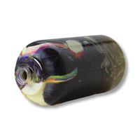 Bouteille de parfum Fabricant chinois Vaporisateur givré de luxe Noir Rond 30ml 100ml Bouteille de parfum