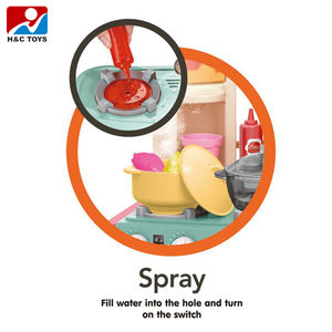 <span class=keywords><strong>Simulation</strong></span> de la fonction de pulvérisation d'eau bouillante jouet de <span class=keywords><strong>cuisine</strong></span> chef talentueux jouet de <span class=keywords><strong>cuisine</strong></span> - Product Image 2