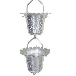Cadena de Lluvia de Aluminio con Diseño de Girasol para Exteriores - Product Image 1