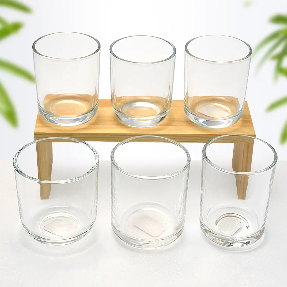 Aromatherapy Glass Candle Cup Candle Holder Indoor Romantic Candle Holder Cup