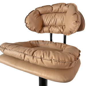 Tabourets de bar en cuir PU multicolores, hauteur réglable 44 <span class=keywords><strong>cm</strong></span>, base pivotante en métal <span class=keywords><strong>63</strong></span>-85 <span class=keywords><strong>cm</strong></span>, pour extérieur, ferme, parc, écologiques - Product Image 4