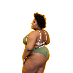 <span class=keywords><strong>Sous</strong></span>-vêtements tricotés grande taille en coton biologique pour femmes - Product Image 1