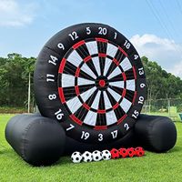 Souffleur de fléchettes gonflable NINGBO GO en tissu Oxford et maille, 2m x 1.8m, pour sports de plein air, en polyester durable, pliable et personnalisable