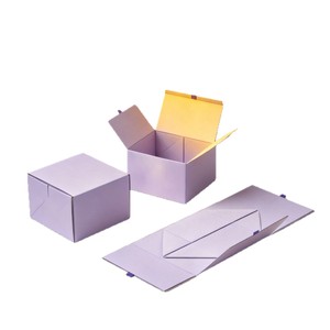 กล่องของขวัญพับได้แบบกำหนดเอง บรรจุภัณฑ์กระดาษรักษ์โลก สำหรับการค้าข้ามพรมแดน พร้อมการพิมพ์และการเคลือบลามิเนต - Product Image 2