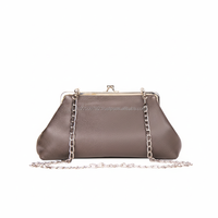 Pochette en cuir occidental personnalisée de haute qualité pour femmes Mini sac à main pour femme avec cadre en métal de luxe sac à bandoulière en gros