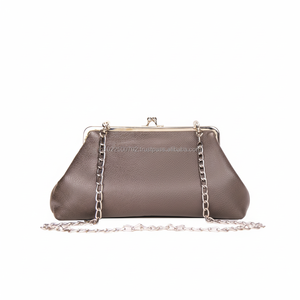 Bolso de mano de cuero occidental personalizado de alta calidad para mujer, Mini bolso de moda para mujer con marco de Metal de lujo, bolso bandolera al por mayor - Product Image 1