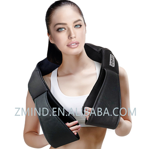 Shiatsu Nacken-und Schulter vibrierendes Rücken massage gerät mit Heizung Massage gerät für den unteren Rücken Schnur loses Nacken massage gerät mit Wärme - Product Image 6