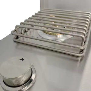 Grille de cuisson latérale encastrable moderne en acier inoxydable 304 de qualité supérieure pour barbecue à gaz avec minuterie mécanique à usage commercial - Product Image 4