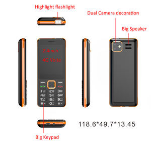 Nouveau clavier Volte <span class=keywords><strong>4G</strong></span> clavier caractéristique téléphone portable Oem meilleur <span class=keywords><strong>4G</strong></span> Lte bouton clavier téléphone muet double Sim nouveau Design <span class=keywords><strong>4G</strong></span> Bar téléphones - Product Image 5