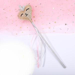 Varita Mágica de Hada con Brillantina, Forma de Corazón, Accesorios para Espectáculos de Danza, Día de San Valentín, Acción de Gracias - Product Image 1