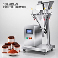Machine de remplissage de poudre semi-automatique à vis sans fin 100g 500g Vente en gros Personnalisée Petites entreprises CE ISO 9001 OEM ODM Direct usine