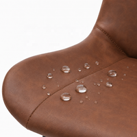 Chaise à dossier rembourré prête à être expédiée, stock d'entrepôt pour les acheteurs et distributeurs de meubles en gros