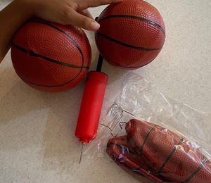 Mini panier de basket-<span class=keywords><strong>ball</strong></span> intérieur pour enfants avec 4 balles pliable sur la porte ventilateur panneau arrière jouets de jeu en plein air - Product Image 4