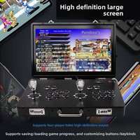 Console de jeu d'arcade portable 24 pouces pour 2 joueurs avec joystick, armoire pliable pour usage domestique ou professionnel