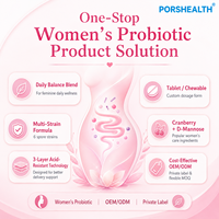 Comprimés Probiotiques pour Femmes à Marque Blanche avec Prébiotiques et Canneberge pour la Santé Vaginale et Intestinale OEM/ODM