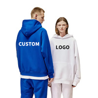Sudadera con Capucha Oversize Personalizada Unisex con Impresión de Logotipo Delantero y Trasero, Top de Streetwear de Alto Gramaje, Venta al por Mayor OEM, Suministro a Granel
