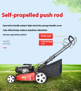 Factory Wholesale 18-Inch Green Industrial Grade 4-Stroke Self-Propelled <b>Lawn</b> <b>Mower</b> <b>Hand</b> <b>Push</b> 24V 48V for Grass Retail - Product Image 5
