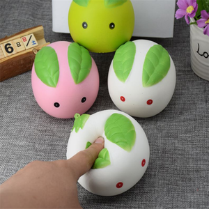 Vente en gros de jouets anti-stress Kawaii en forme d'animaux, Panda Steam Buns, en matériau PU, jouet éducatif pour filles et garçons de 5 à 7 ans - Product Image 5