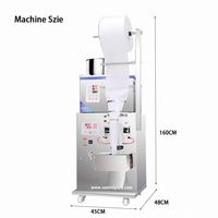 Machine d'emballage verticale, 10 pièces, 1-100g, bâtonnets, pour gommes, pour sel, café, sucre, chocolat, sachet de granulés