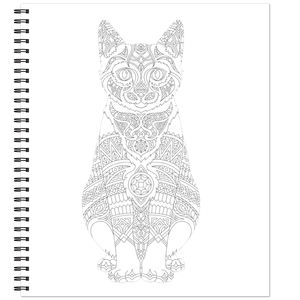 2025 livre de coloriage <span class=keywords><strong>pour</strong></span> adultes anti-stress dessins animaux, mandalas, fleurs, motifs Paisley livre de coloriage - Product Image 3